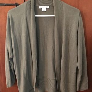 GREEN GRAY CARDIGAN